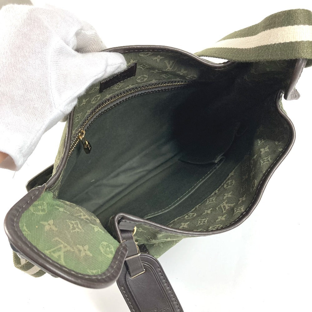 LOUIS VUITTON M92322 モノグラムミニ ブザスマリーケイト カバン 斜め掛け ショルダーバッグ レザー/キャンバス ユニセックス カーキ