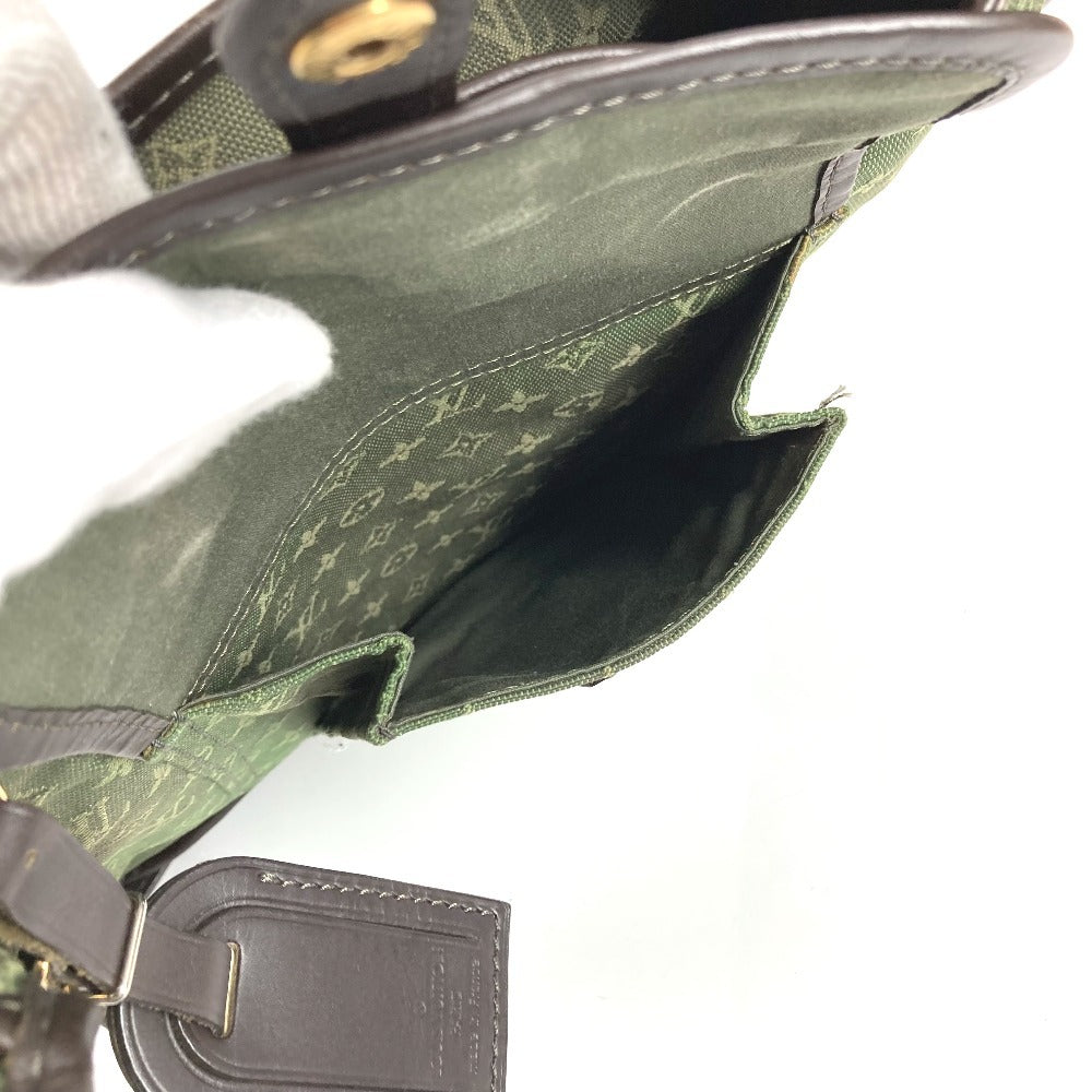 LOUIS VUITTON M92322 モノグラムミニ ブザスマリーケイト カバン 斜め掛け ショルダーバッグ レザー/キャンバス ユニセックス カーキ