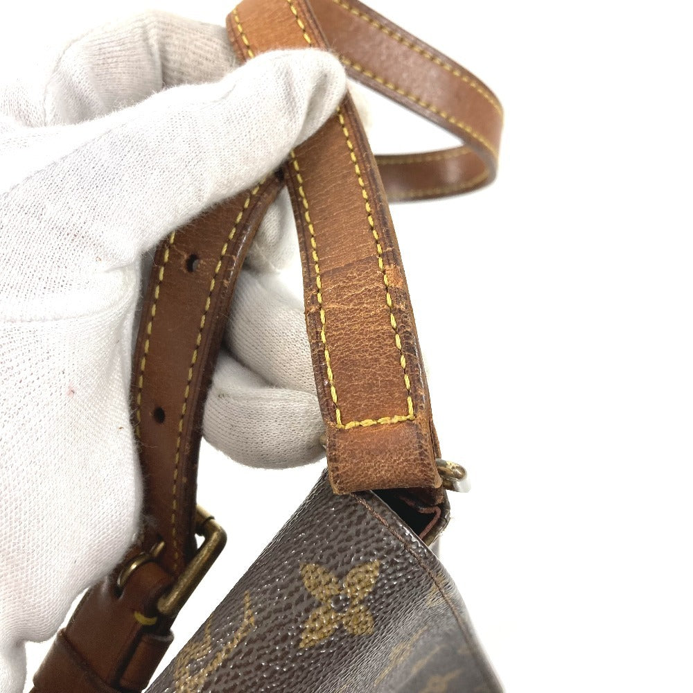 LOUIS VUITTON M51257 モノグラム ミュゼット タンゴ ミュゼットタンゴ カバン 肩掛け ショート フラップ ショルダーバッグ モノグラムキャンバス ユニセックス ブラウン