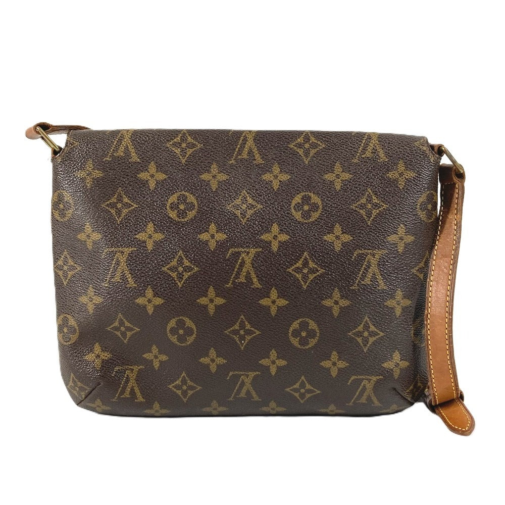 LOUIS VUITTON M51257 モノグラム ミュゼット タンゴ ミュゼットタンゴ カバン 肩掛け ショート フラップ ショルダーバッグ モノグラムキャンバス ユニセックス ブラウン