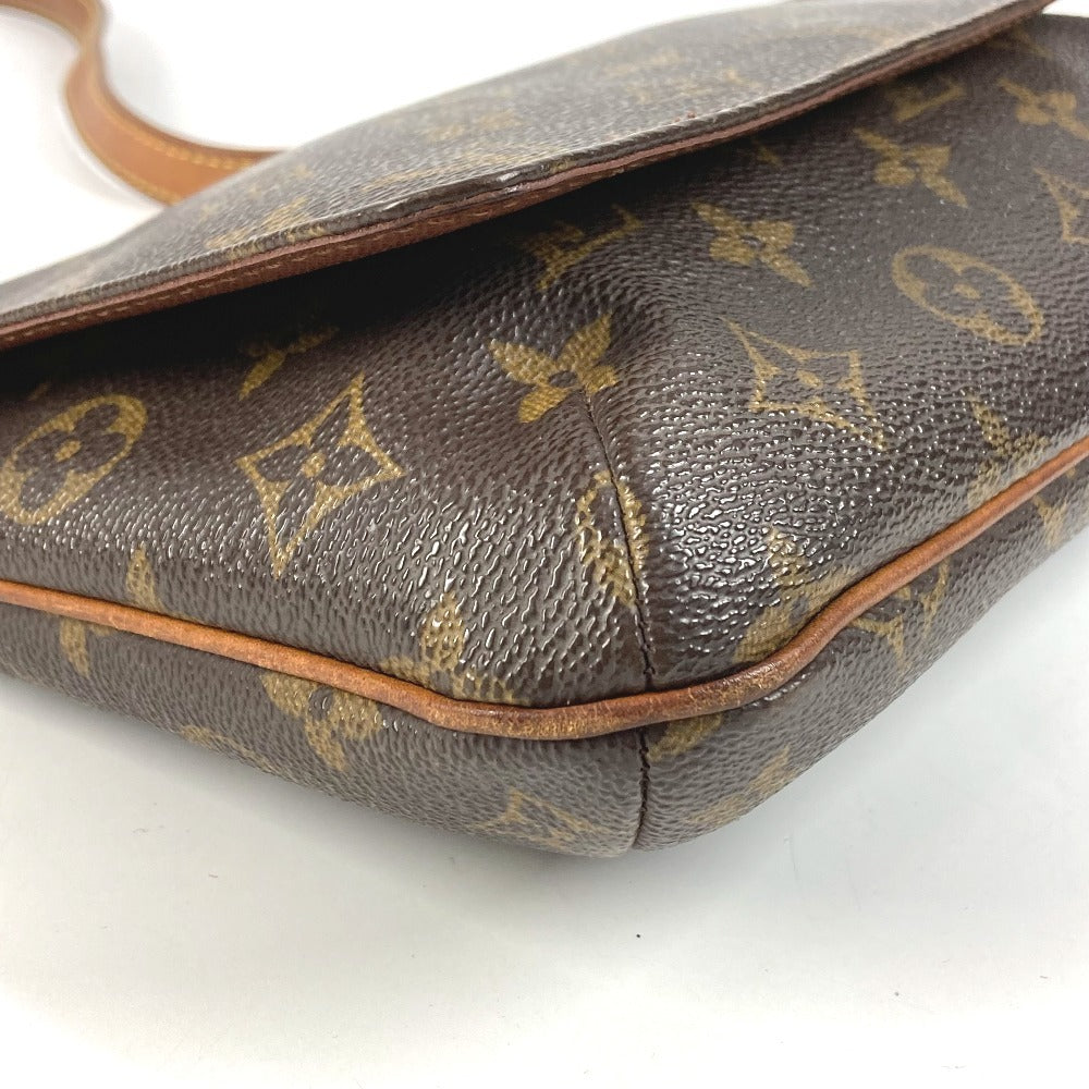 LOUIS VUITTON M51257 モノグラム ミュゼット タンゴ ミュゼットタンゴ カバン 肩掛け ショート フラップ ショルダーバッグ モノグラムキャンバス ユニセックス ブラウン