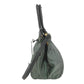 PRADA Triangle Logo Plate Bag 2-Way Tote Bag Crossbody Handbag Shoulder Bag Leather/Nylon Unisex Gray