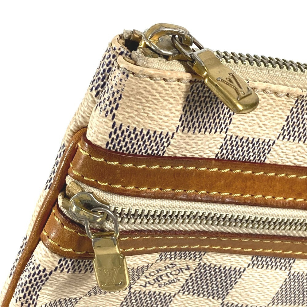 LOUIS VUITTON N51112 Damier Azur Pochette Bosphore Crossbody Bag Pochette Bosphore Crossbody Bag Shoulder Bag Damier Azur Canvas Unisex White