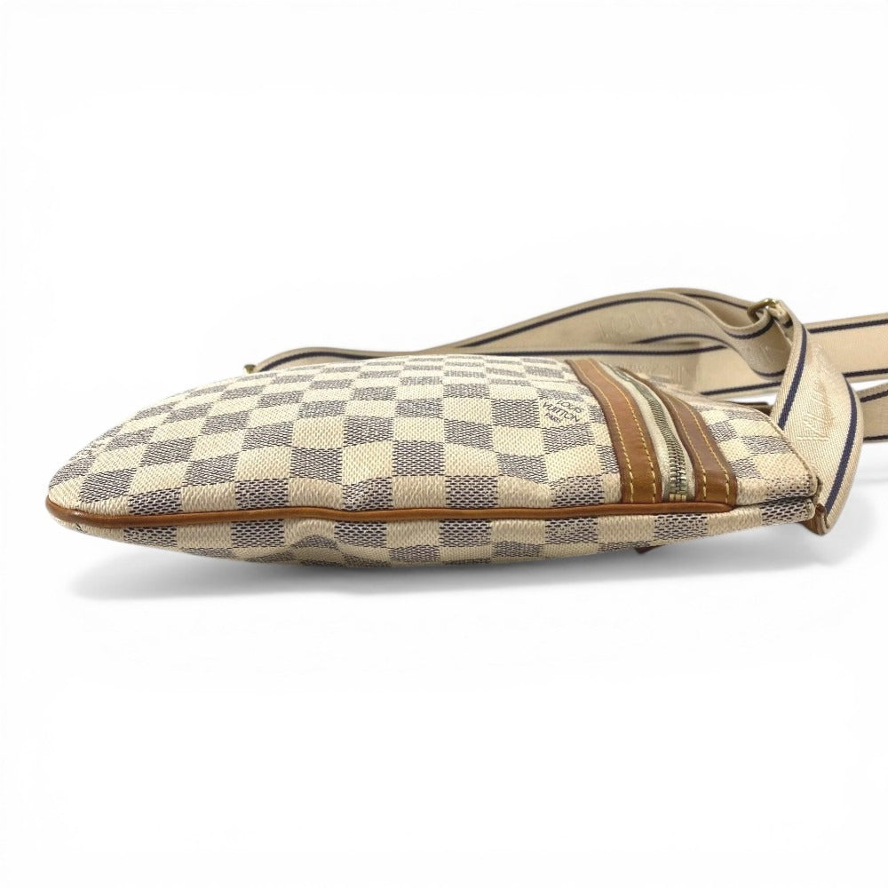 LOUIS VUITTON N51112 Damier Azur Pochette Bosphore Crossbody Bag Pochette Bosphore Crossbody Bag Shoulder Bag Damier Azur Canvas Unisex White