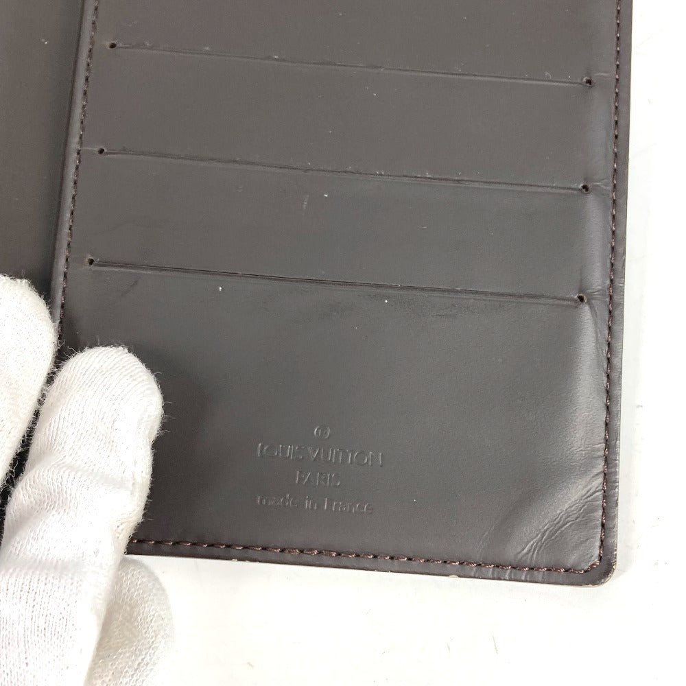 LOUIS VUITTON M66480 Monogram Glace Portefeuille Double Bi-Fold Wallet Long Wallet Monogram Glace Leather Unisex Cafe Brown