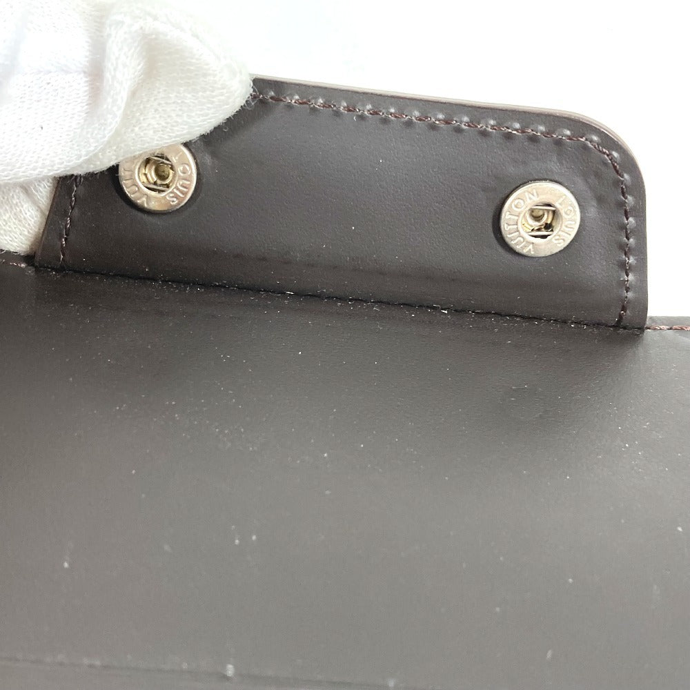 LOUIS VUITTON M66480 Monogram Glace Portefeuille Double Bi-Fold Wallet Long Wallet Monogram Glace Leather Unisex Cafe Brown