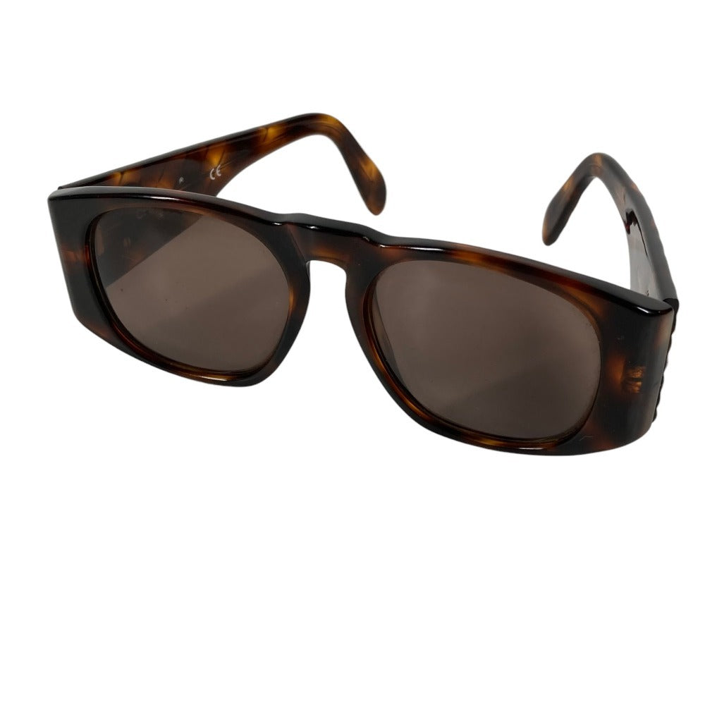 CHANEL 01450 Vintage CC Coco Mark Logo Eyeglasses Eyewear Glasses Sunglasses Plastic Women's Brown