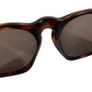 CHANEL 01450 Vintage CC Coco Mark Logo Eyeglasses Eyewear Glasses Sunglasses Plastic Women's Brown