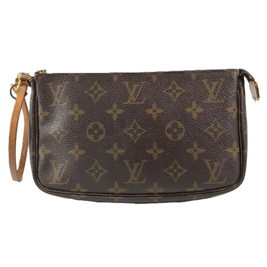 LOUIS VUITTON M51980 モノグラム ポシェットアクセソワール アクセサリーポーチ カバン ショルダーバッグ 肩掛け ハンドバッグ モノグラムキャンバス ユニセックス ブラウン