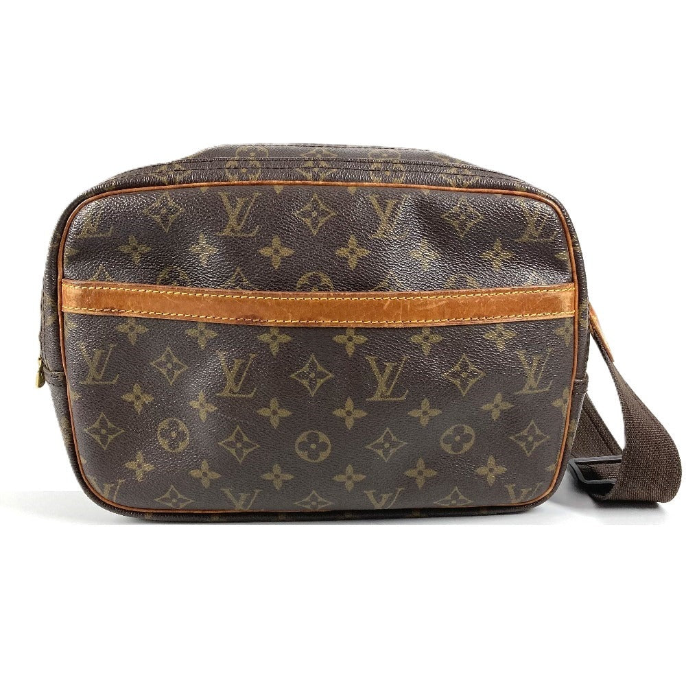 LOUIS VUITTON M45254 モノグラム リポーターPM リポーター PM 斜め掛け カバン ショルダーバッグ モノグラムキャンバス ユニセックス ブラウン