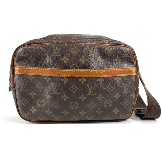 LOUIS VUITTON M45254 モノグラム リポーターPM リポーター PM 斜め掛け カバン ショルダーバッグ モノグラムキャンバス ユニセックス ブラウン