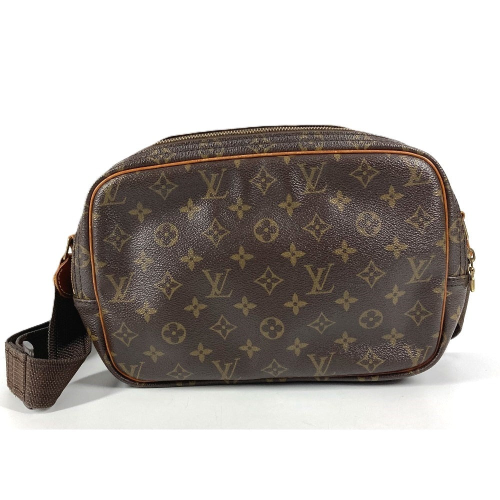 LOUIS VUITTON M45254 モノグラム リポーターPM リポーター PM 斜め掛け カバン ショルダーバッグ モノグラムキャンバス ユニセックス ブラウン
