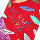 HERMES Twilly Bandeau Scarf Accessory Scarf Silk Women's Red