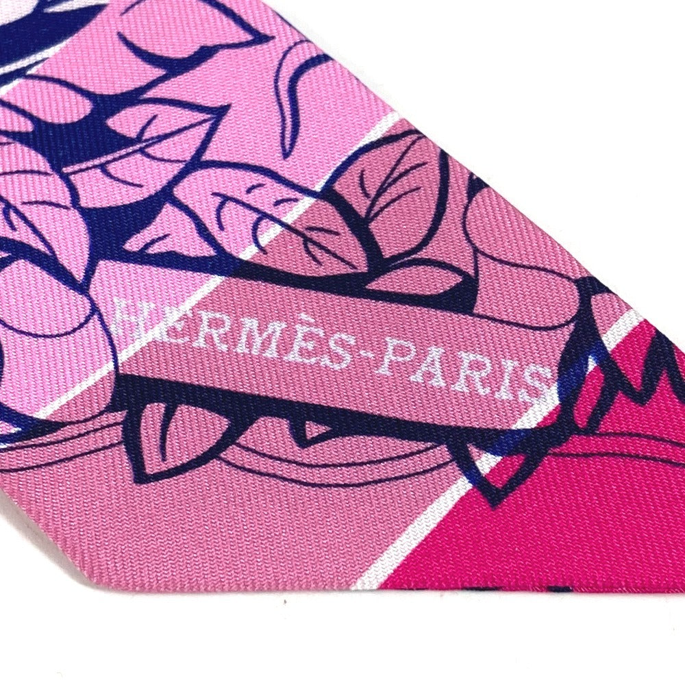 HERMES Jungle Love Twilly Bandeau Scarf Accessory Scarf Silk Women's Multicolor