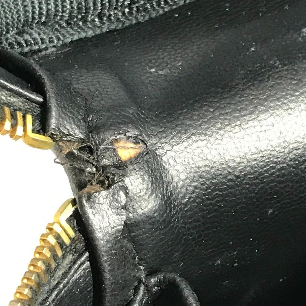 CHANEL A01998 CC ココマーク ロゴ カバン バニティバッグ 縦型 ハンドバッグ キャビアスキン レディース ブラック