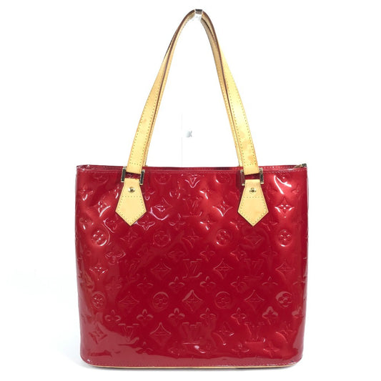 LOUIS VUITTON M91092 モノグラムヴェルニ ヒューストン 肩掛け カバン トートバッグ ショルダーバッグ モノグラムヴェルニキャンバス ユニセックス ルージュ ヒューストン
