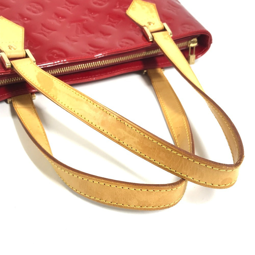 LOUIS VUITTON M91092 モノグラムヴェルニ ヒューストン 肩掛け カバン トートバッグ ショルダーバッグ モノグラムヴェルニキャンバス ユニセックス ルージュ ヒューストン