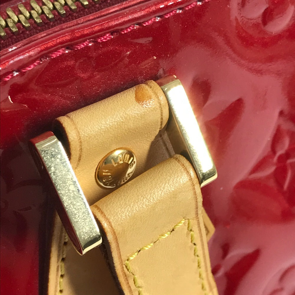 LOUIS VUITTON M91092 モノグラムヴェルニ ヒューストン 肩掛け カバン トートバッグ ショルダーバッグ モノグラムヴェルニキャンバス ユニセックス ルージュ ヒューストン