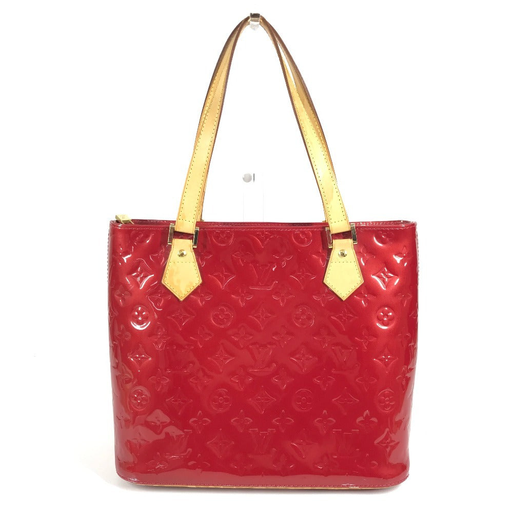 LOUIS VUITTON M91092 モノグラムヴェルニ ヒューストン 肩掛け カバン トートバッグ ショルダーバッグ モノグラムヴェルニキャンバス ユニセックス ルージュ ヒューストン