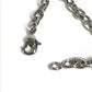 CARTIER Logo Dice Cube Pendant Top Bag Charm Accessory Keychain Metal Unisex Silver