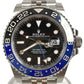 ROLEX 126710BLNR Jubilee Bracelet GMT-Master II Men's Watch SS Men's Black
