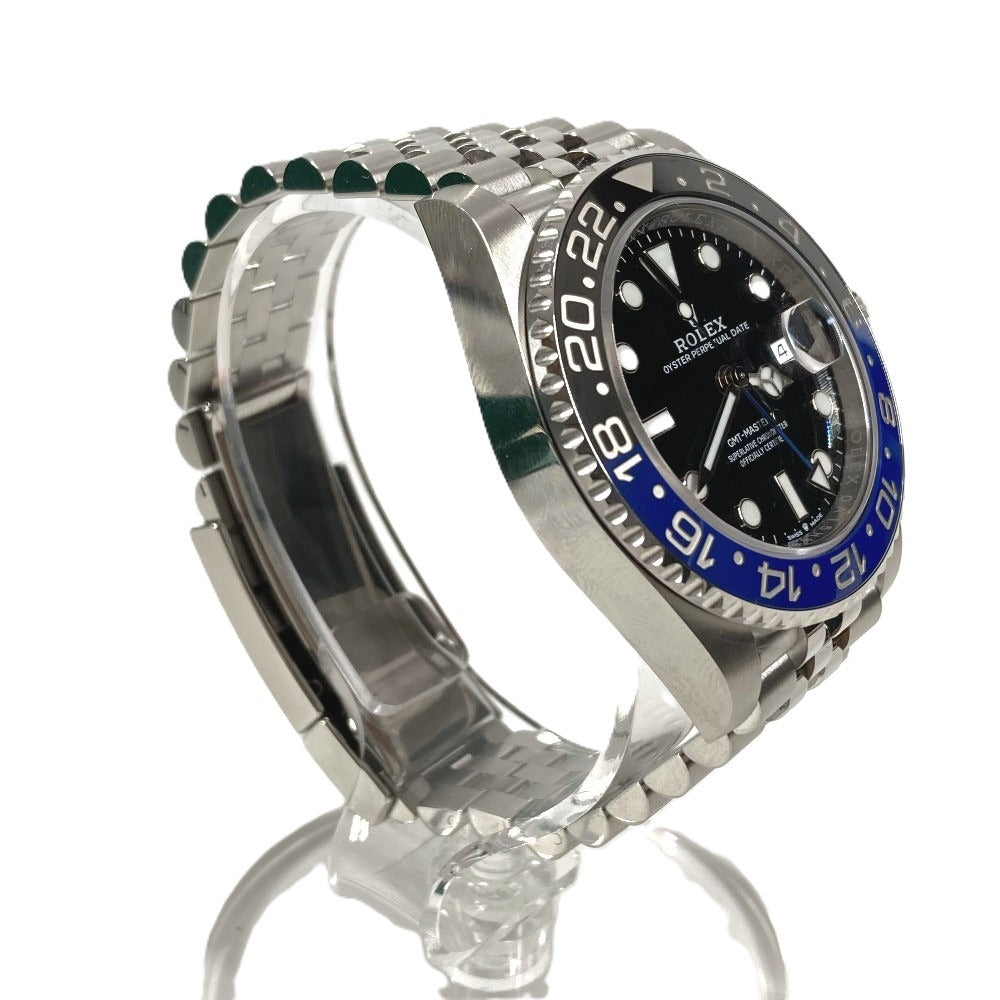 ROLEX 126710BLNR Jubilee Bracelet GMT-Master II Men's Watch SS Men's Black