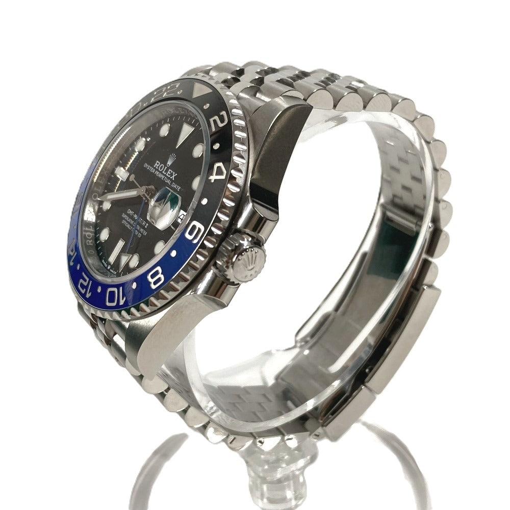 ROLEX 126710BLNR Jubilee Bracelet GMT-Master II Men's Watch SS Men's Black
