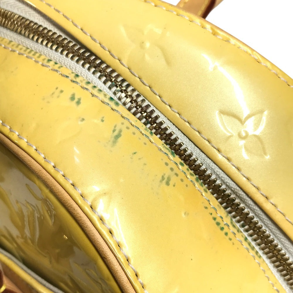 LOUIS VUITTON M93514 Monogram Vernis Summit Drive Shoulder Bag Handbag Monogram Vernis Canvas Women's Perle White