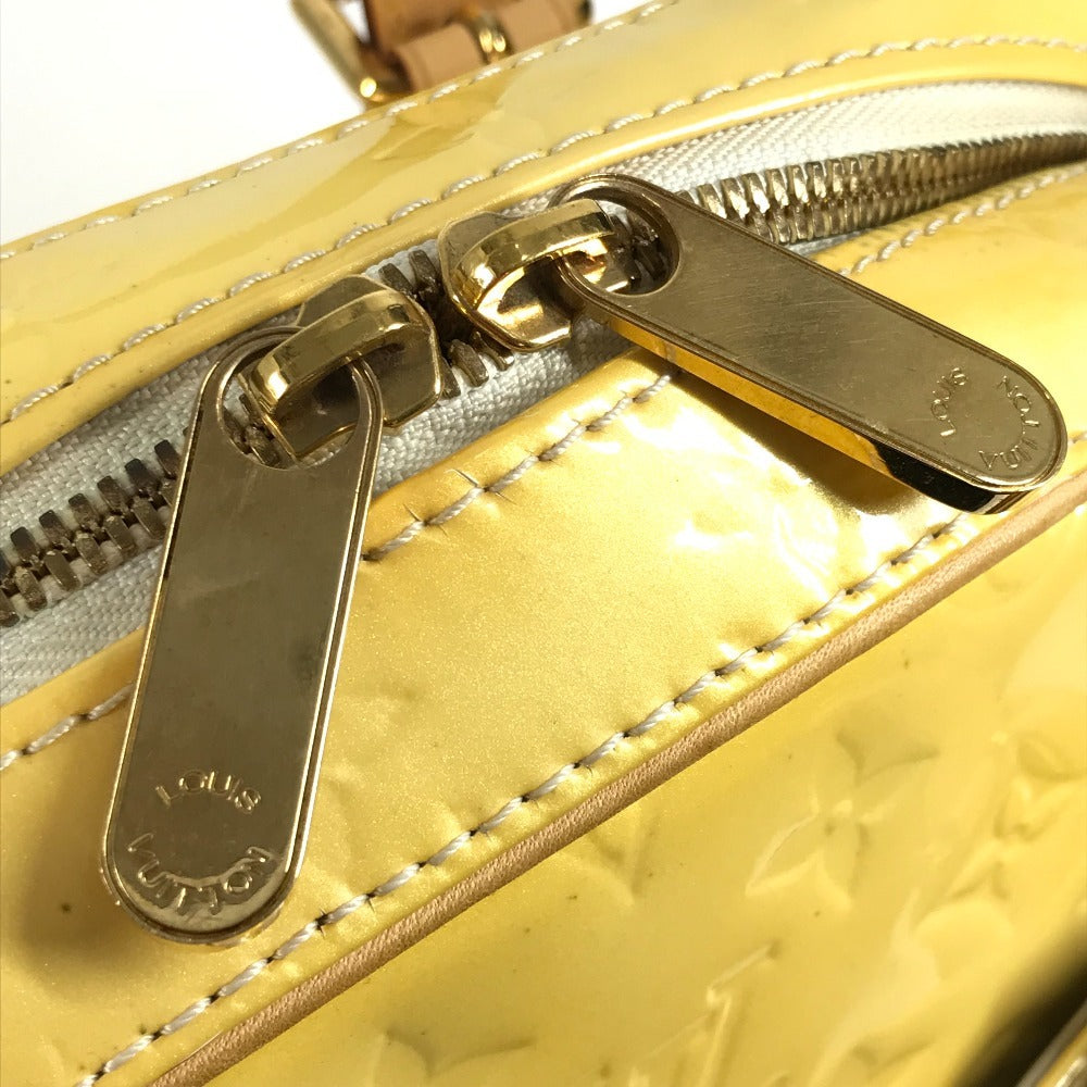 LOUIS VUITTON M93514 Monogram Vernis Summit Drive Shoulder Bag Handbag Monogram Vernis Canvas Women's Perle White