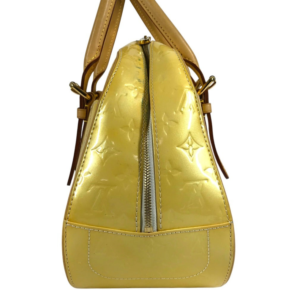LOUIS VUITTON M93514 Monogram Vernis Summit Drive Shoulder Bag Handbag Monogram Vernis Canvas Women's Perle White
