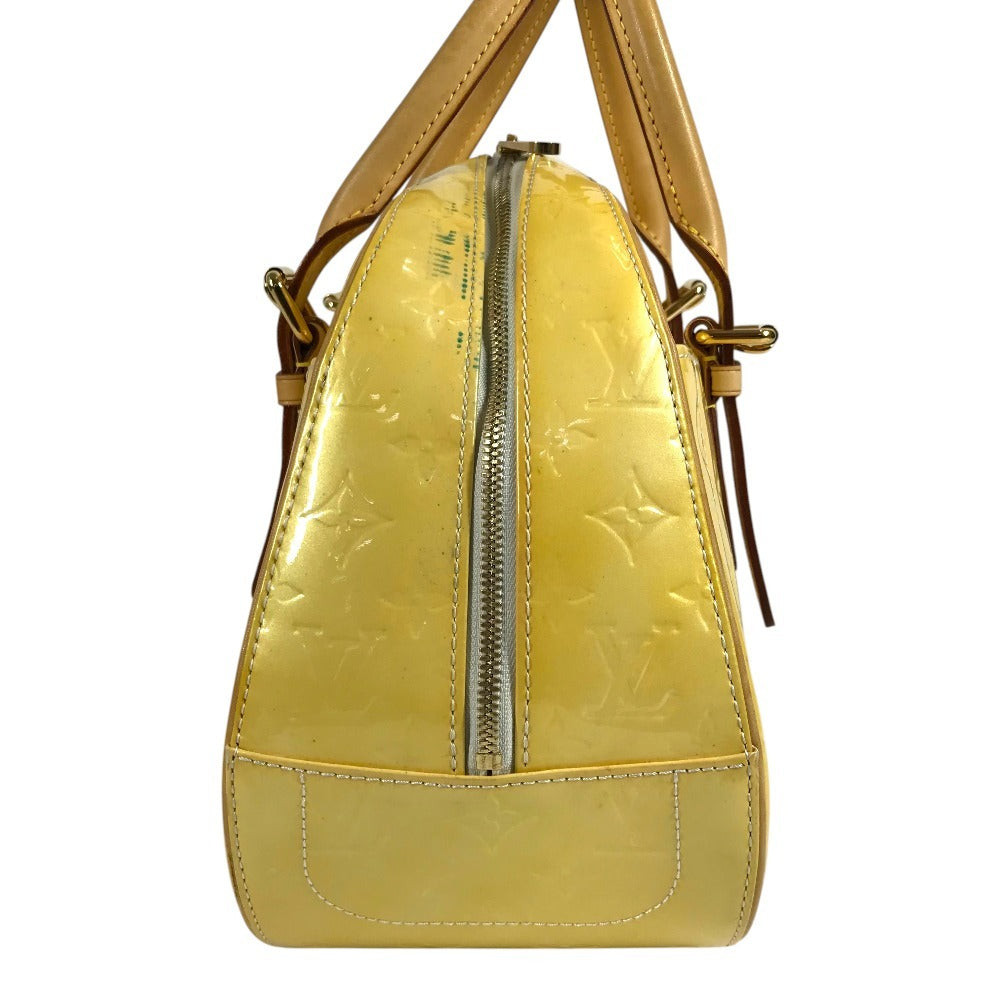 LOUIS VUITTON M93514 Monogram Vernis Summit Drive Shoulder Bag Handbag Monogram Vernis Canvas Women's Perle White