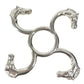 HERMES Horse Head Cheval Coaster Pot Holder Interior Object SV925 Unisex Silver