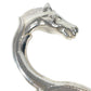 HERMES Horse Head Cheval Coaster Pot Holder Interior Object SV925 Unisex Silver