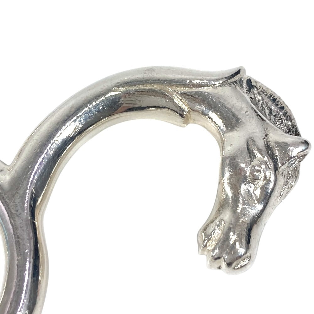 HERMES Horse Head Cheval Coaster Pot Holder Interior Object SV925 Unisex Silver