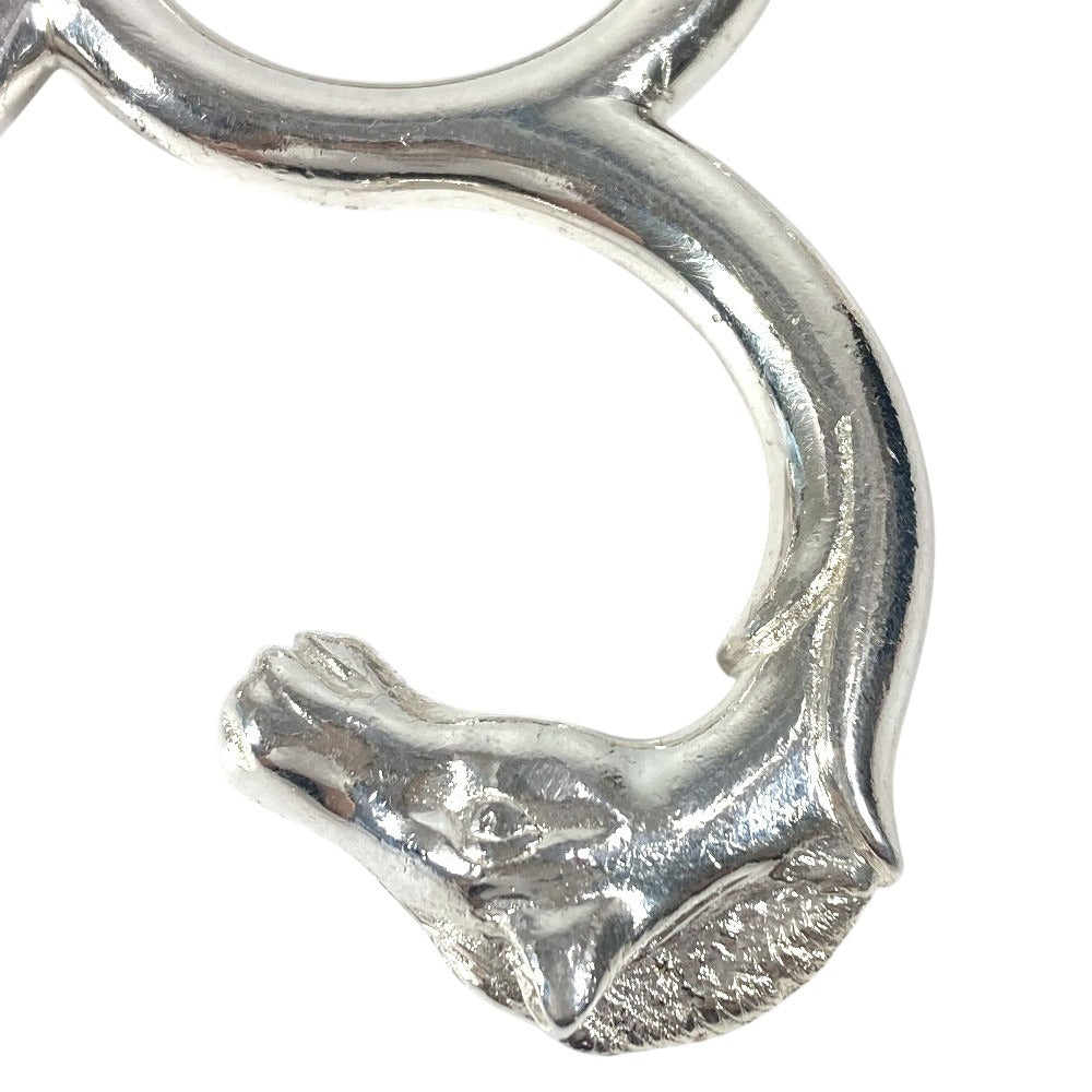 HERMES Horse Head Cheval Coaster Pot Holder Interior Object SV925 Unisex Silver