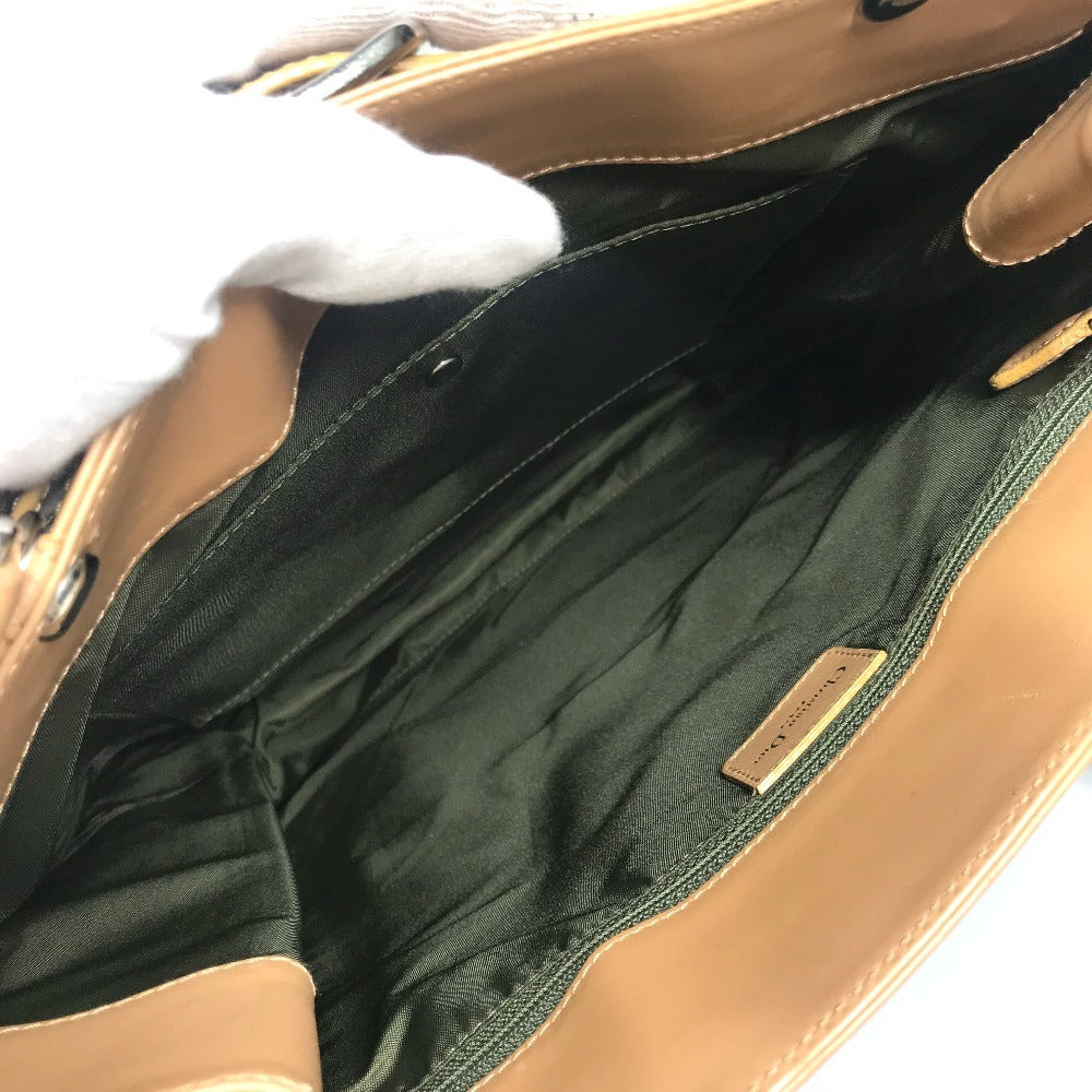 Dior トロッター ロゴ カバン ショルダーバッグ 肩掛け トートバッグ レザー/キャンバス レディース カーキ