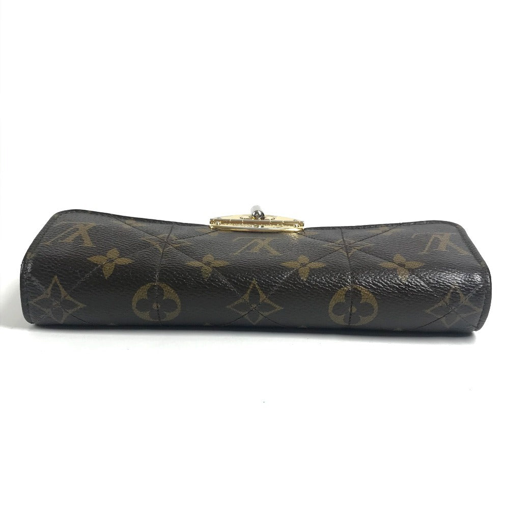 LOUIS VUITTON M66556 Monogram Etoile Portefeuille Sarah Long Wallet Flap Long Wallet Monogram Canvas Unisex Brown