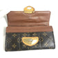 LOUIS VUITTON M66556 Monogram Etoile Portefeuille Sarah Long Wallet Flap Long Wallet Monogram Canvas Unisex Brown