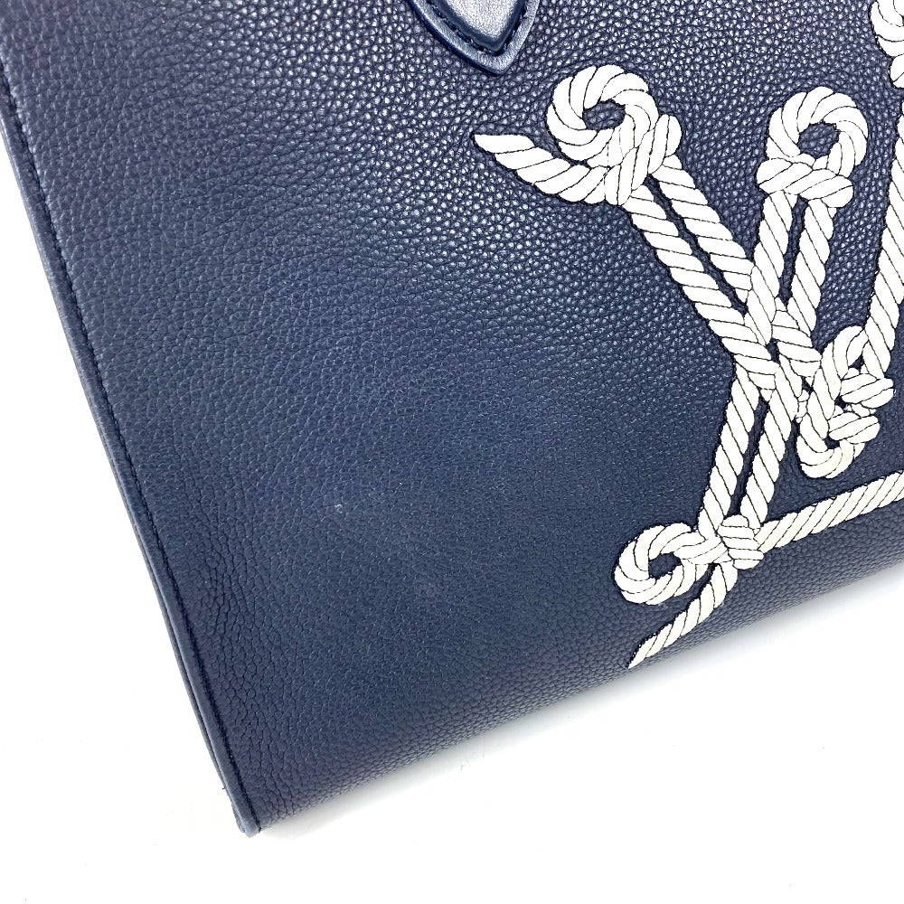 LOUIS VUITTON M24834 Sailor's Knot Nautical OnTheGo MM Crossbody Bag BOX Box Shoulder Bag Leather Unisex Navy
