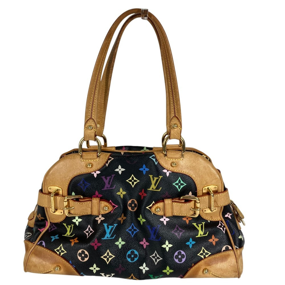 LOUIS VUITTON M40194 モノグラムマルチカラー クラウディア 肩掛け ボストンバッグ ハンドバッグ カバン ショルダーバッグ モノグラムマルチカラーキャンバス ユニセックス ノワール ブラック