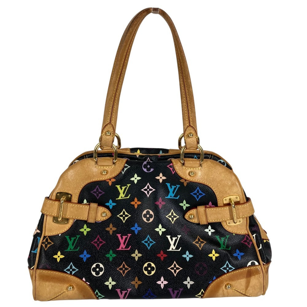LOUIS VUITTON M40194 モノグラムマルチカラー クラウディア 肩掛け ボストンバッグ ハンドバッグ カバン ショルダーバッグ モノグラムマルチカラーキャンバス ユニセックス ノワール ブラック