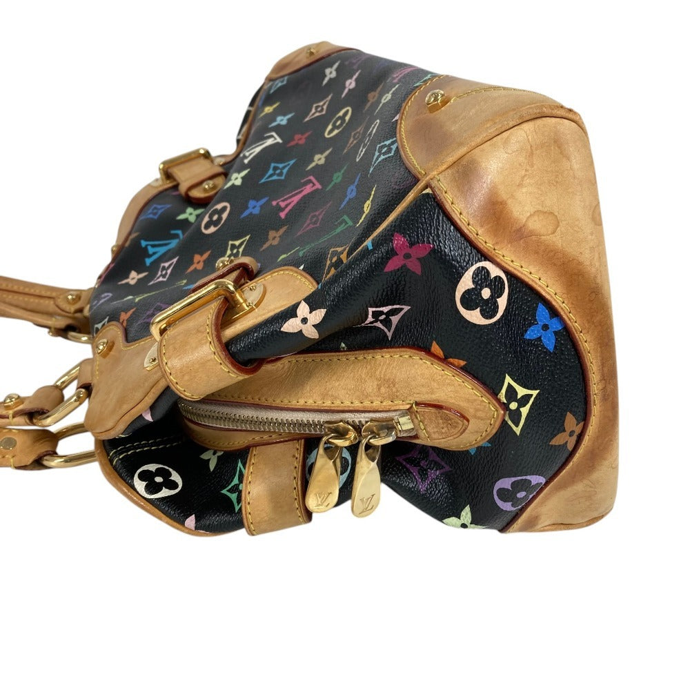 LOUIS VUITTON M40194 モノグラムマルチカラー クラウディア 肩掛け ボストンバッグ ハンドバッグ カバン ショルダーバッグ モノグラムマルチカラーキャンバス ユニセックス ノワール ブラック