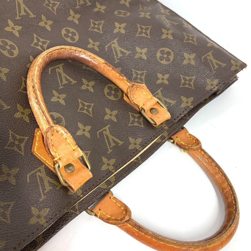 LOUIS VUITTON M51140 Monogram Sac Plat Tote Bag, Vertical Tote Handbag, Monogram Canvas, Unisex, Brown