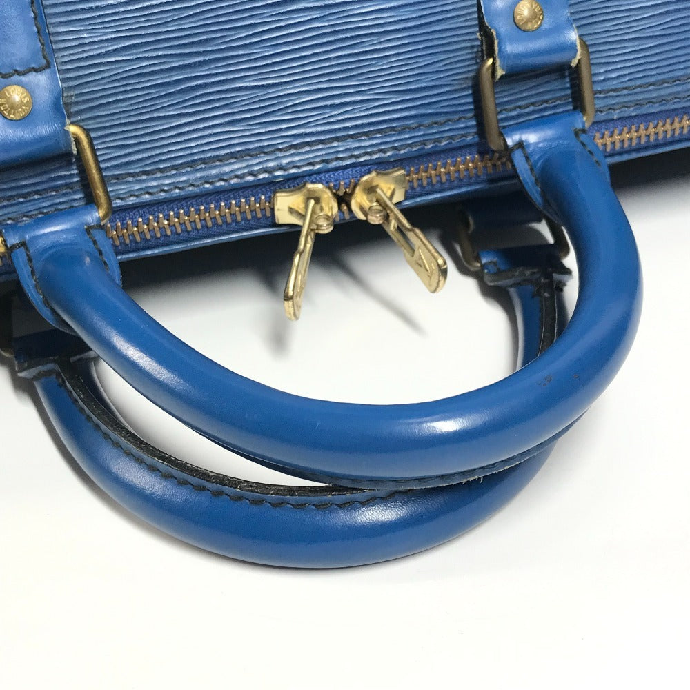 LOUIS VUITTON M42955 Epi Keepall 55 Keepall 55 Travel Bag Travel Bag Handbag Boston Bag Epi Leather Unisex Toledo Blue Blue