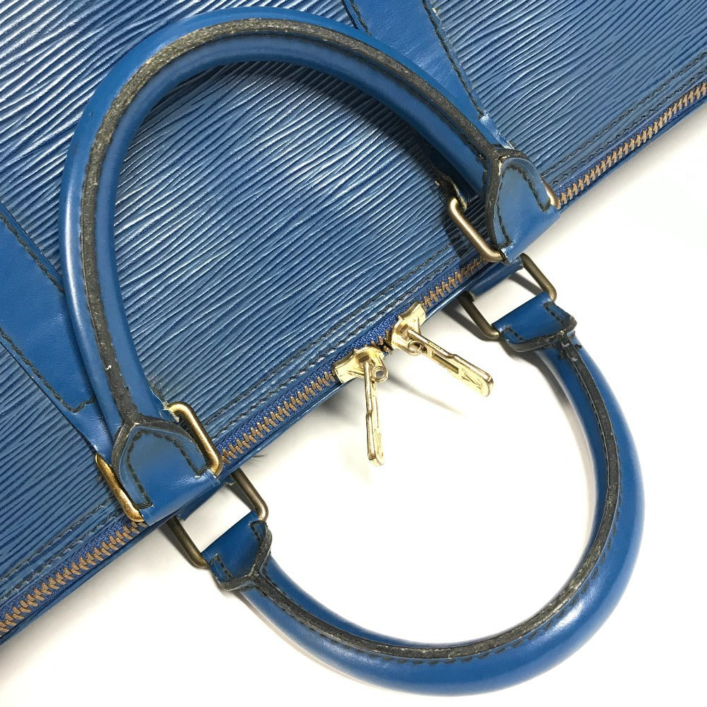 LOUIS VUITTON M42955 Epi Keepall 55 Keepall 55 Travel Bag Travel Bag Handbag Boston Bag Epi Leather Unisex Toledo Blue Blue