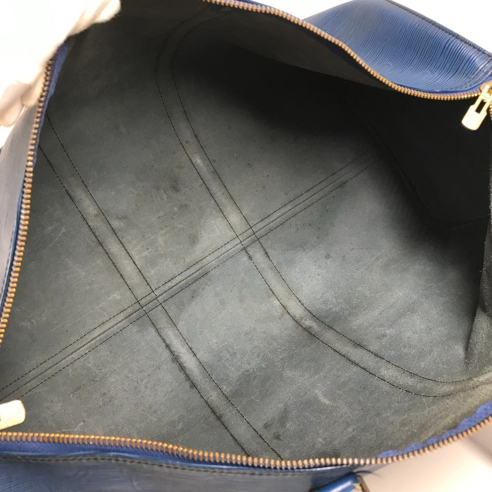 LOUIS VUITTON M42955 Epi Keepall 55 Keepall 55 Travel Bag Travel Bag Handbag Boston Bag Epi Leather Unisex Toledo Blue Blue