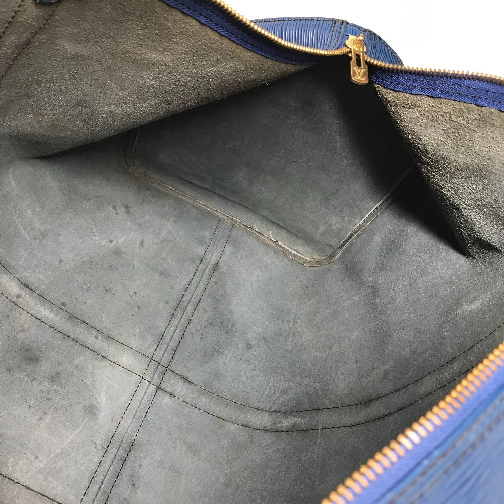 LOUIS VUITTON M42955 Epi Keepall 55 Keepall 55 Travel Bag Travel Bag Handbag Boston Bag Epi Leather Unisex Toledo Blue Blue