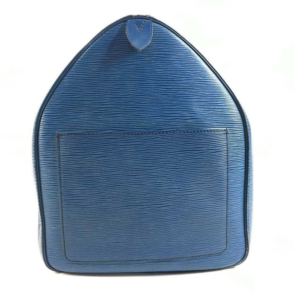 LOUIS VUITTON M42955 Epi Keepall 55 Keepall 55 Travel Bag Travel Bag Handbag Boston Bag Epi Leather Unisex Toledo Blue Blue