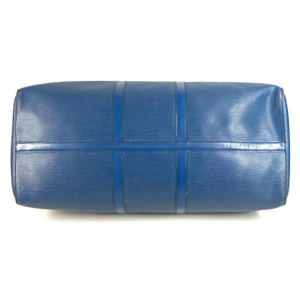 LOUIS VUITTON M42955 Epi Keepall 55 Keepall 55 Travel Bag Travel Bag Handbag Boston Bag Epi Leather Unisex Toledo Blue Blue