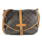 LOUIS VUITTON M42256 モノグラム ソミュール30 ソミュール30 フラップ カバン バック 斜め掛けバック ショルダーバッグ モノグラムキャンバス ユニセックス ブラウン